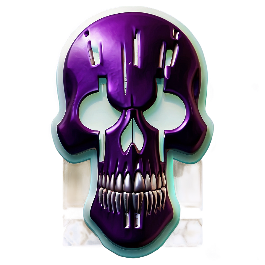 Purple Skull Trooper Fortnite Emblem Png 06202024