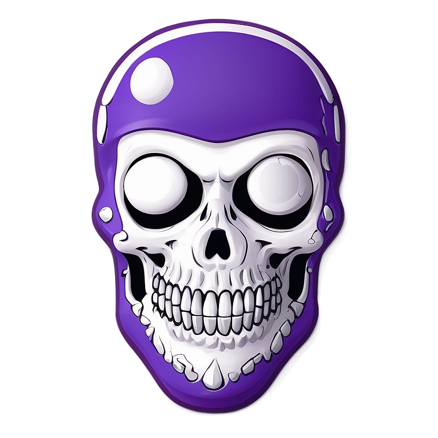 Purple Skull Trooper Gaming Art Png 06202024