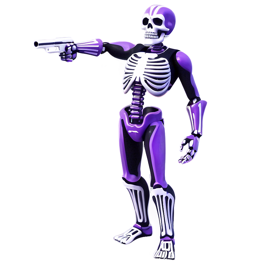 Purple Skull Trooper Unique Art Png Hii11