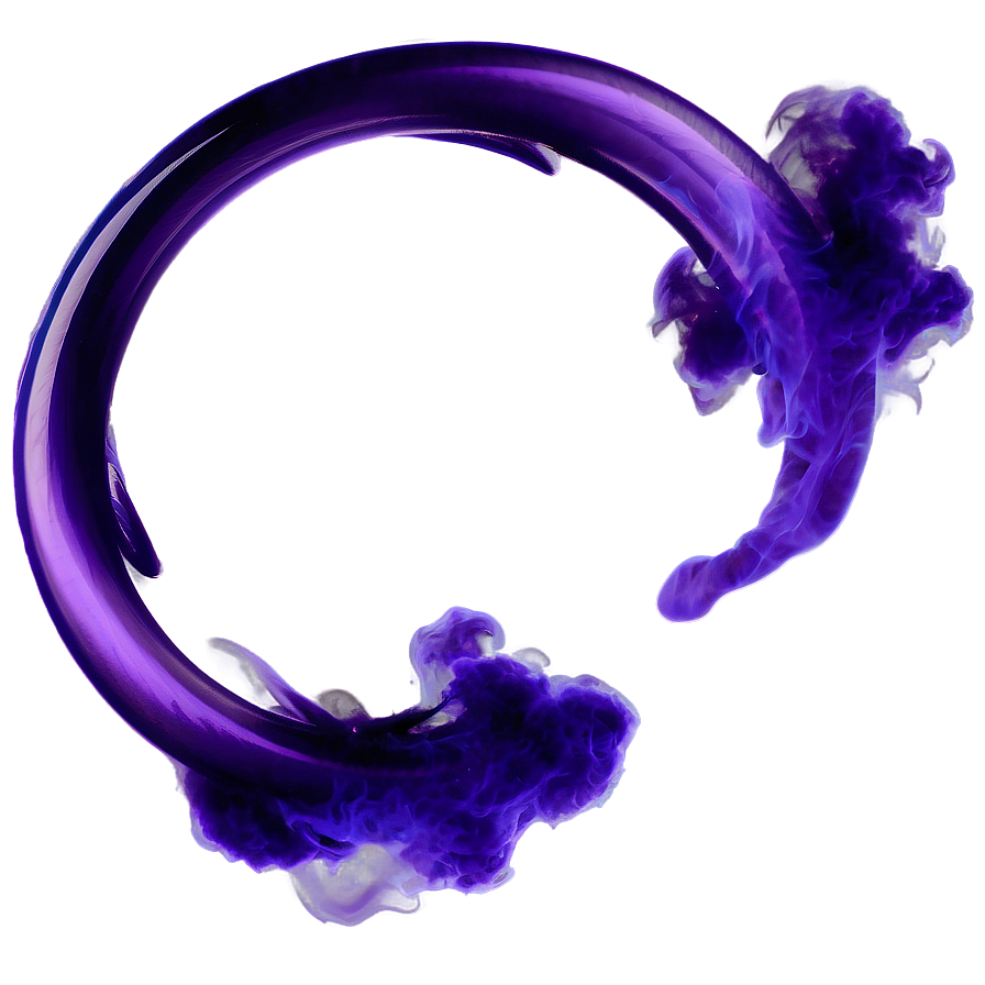 Purple Smoke Spiral Png 06122024