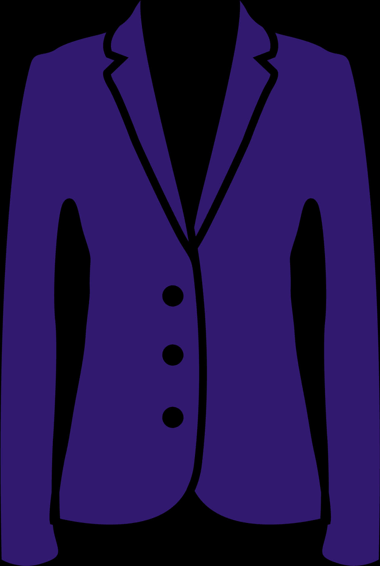 Purple Suit Jacket Clipart