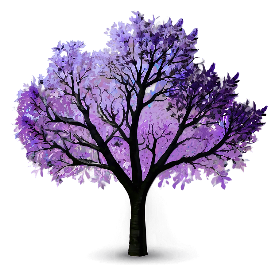 Purple Tree Png Vtx