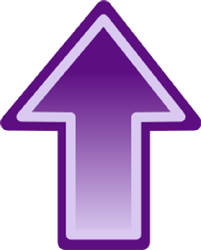 Purple Up Arrow Icon