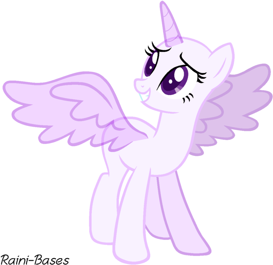 Purple Winged Unicorn M L P Base