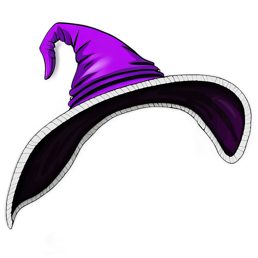 Purple Witches Hat Png 06292024