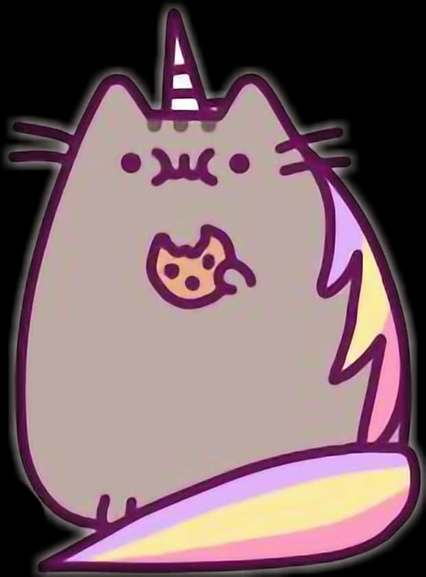 Pusheen Unicorn Cartoon