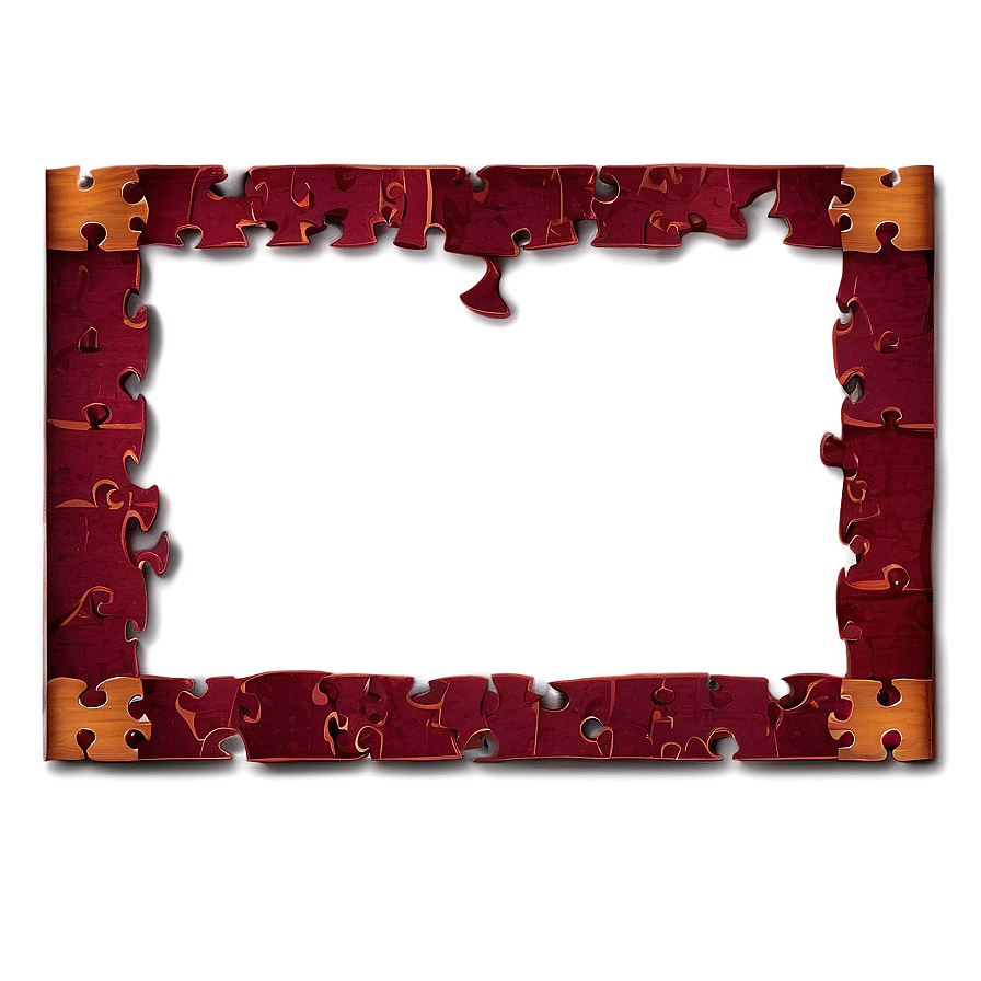 Puzzle Piece Picture Frame Png 05042024