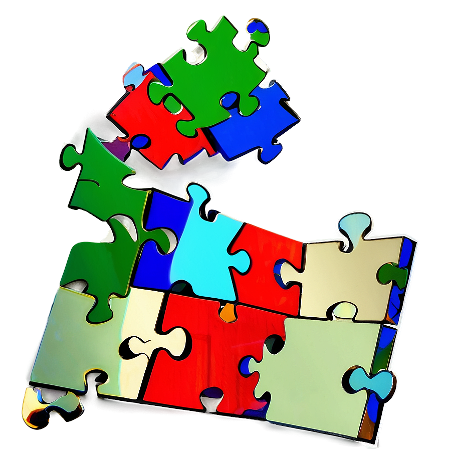 Puzzle Pieces Template Png Itp50