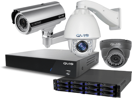 Q V I S Security Camera System Components