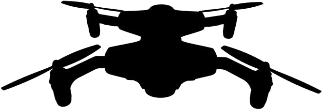 Quadcopter Drone Silhouette