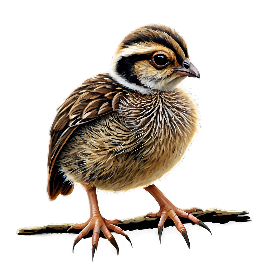 Quail Chick Art Png 06252024