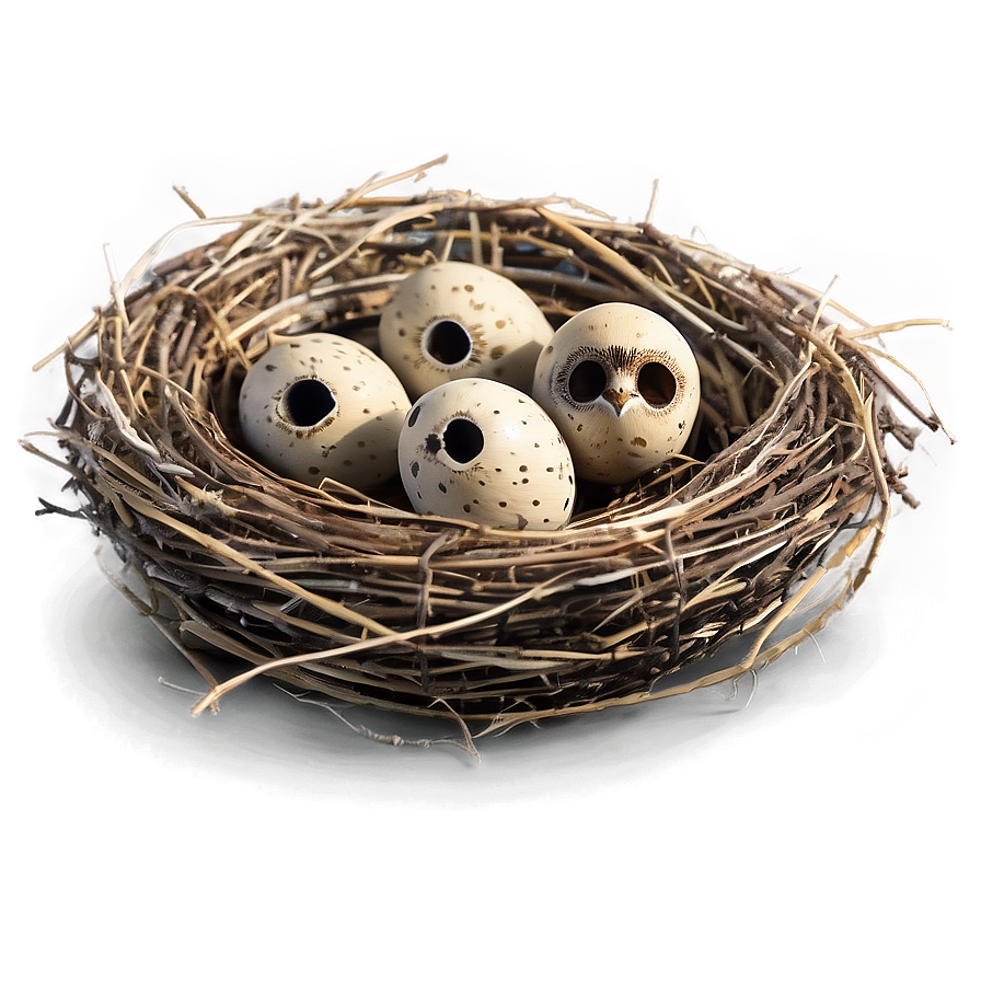 Quail Nest Illustration Png 06252024