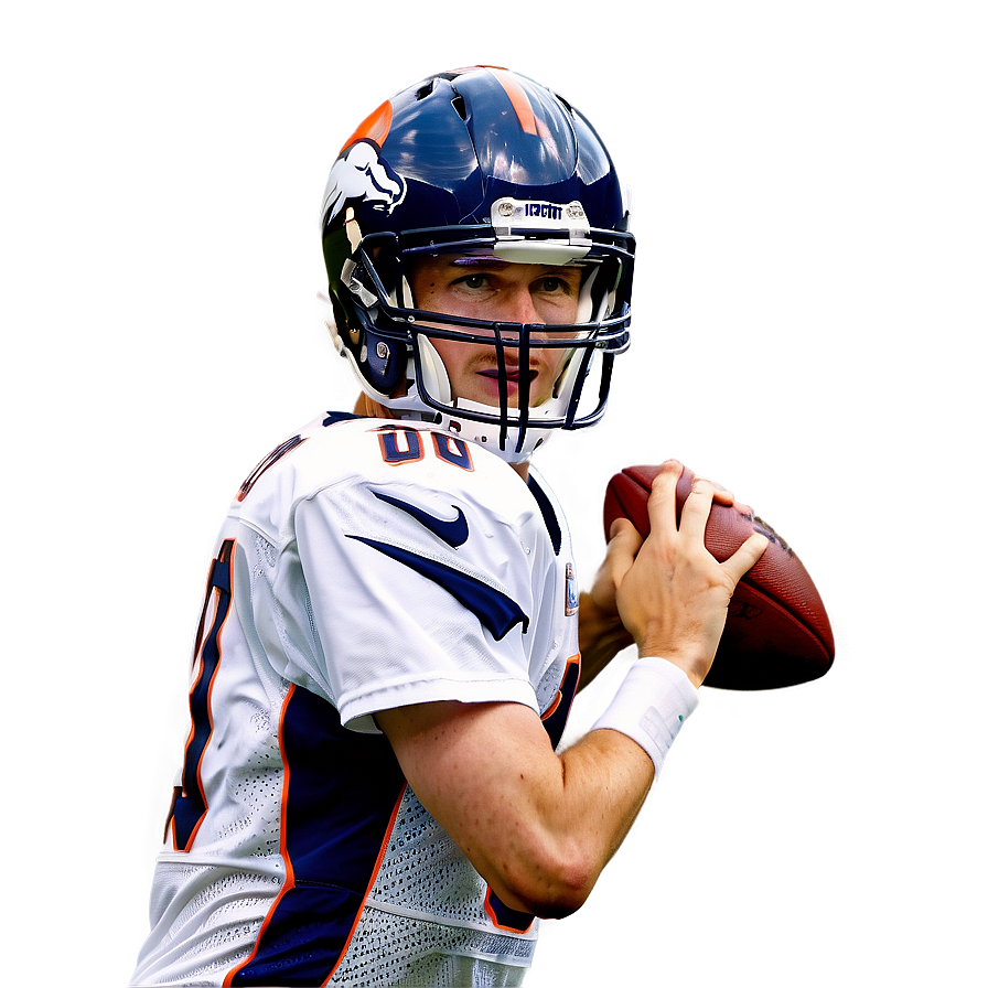 Quarterback Peyton Manning Action Shot Png Msq75