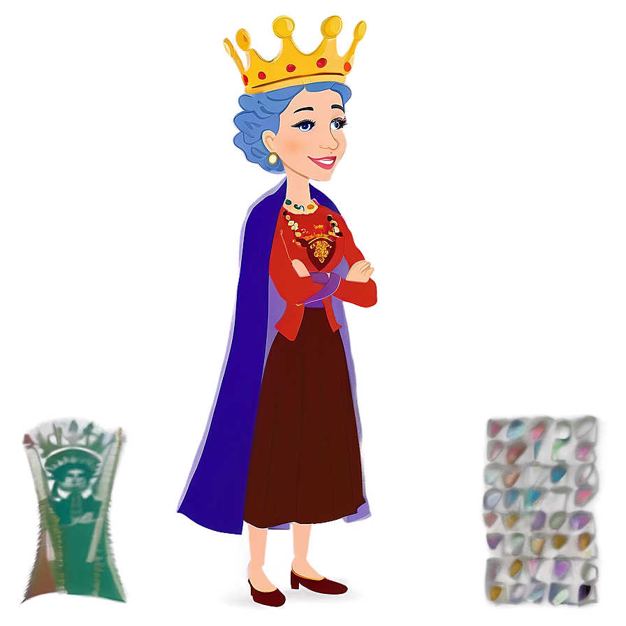 Queen Cartoon Character Png 77