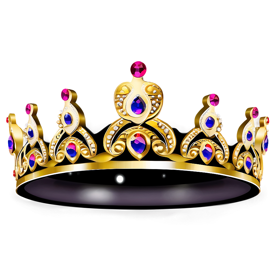 Queen Crown Gold Png 4