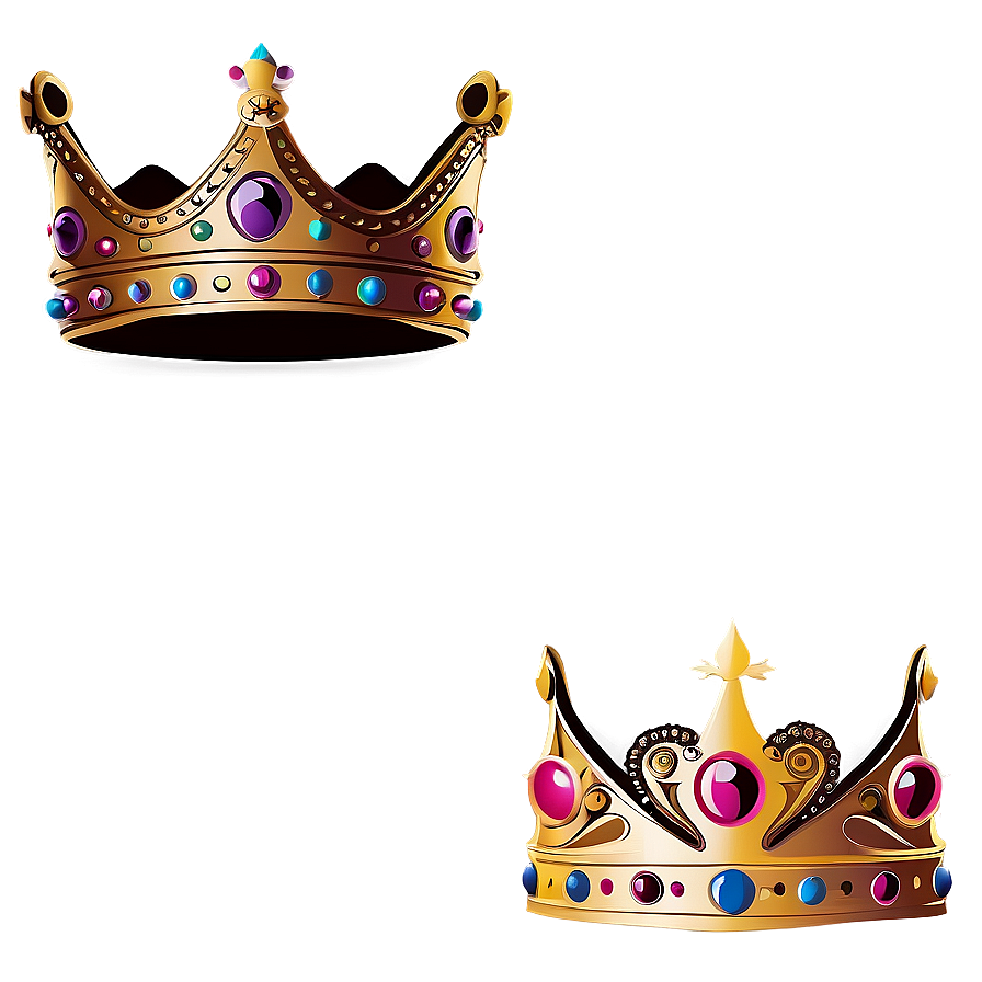 Queen Crown Silhouette Decoration Png 33