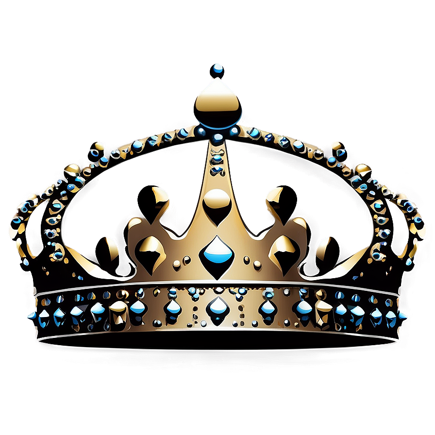 Queen Crown Silhouette Png Gold Frb5