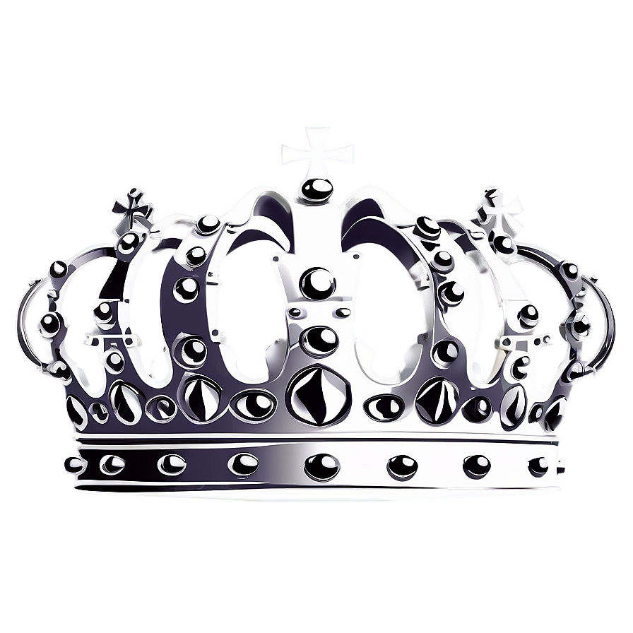 Queen Crown Silhouette Png White Piv47