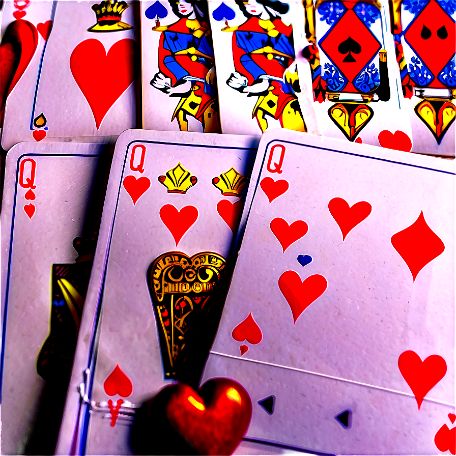 Queen Of Hearts Card Png Dui94