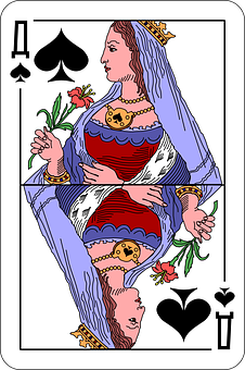 Queenof Spades Playing Card