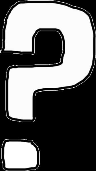 Question Mark Clipart Blackand White