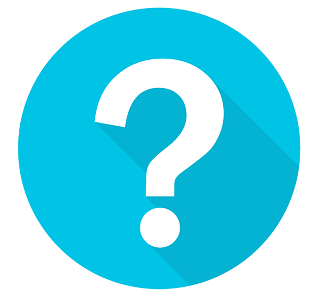 Question Mark Icon Blue Background