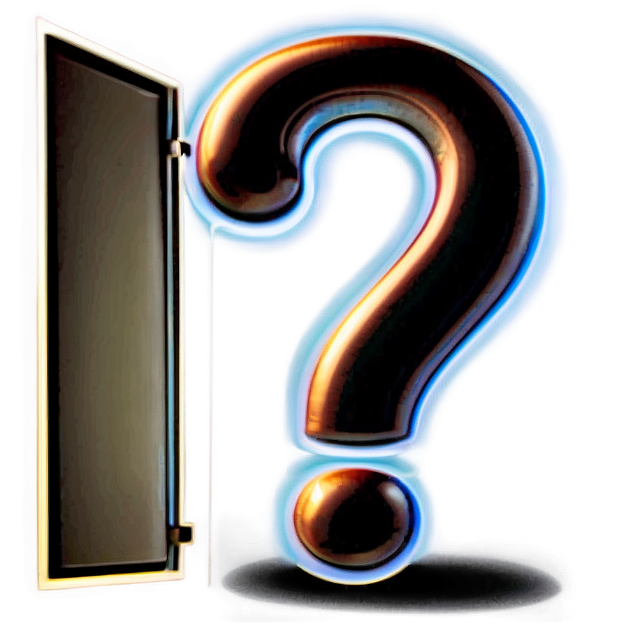 Question Mark In Book Png 04292024