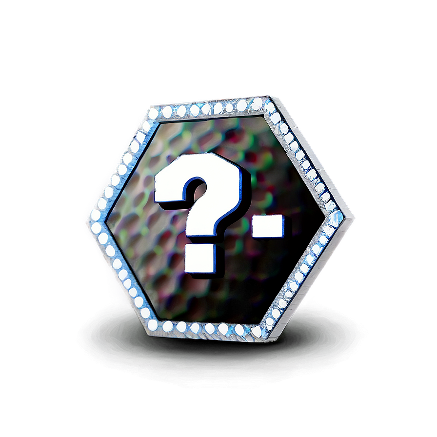 Question Mark In Hexagon Png 95