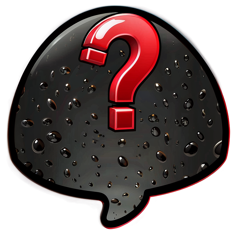 Question Mark In Speech Bubble Png 04292024