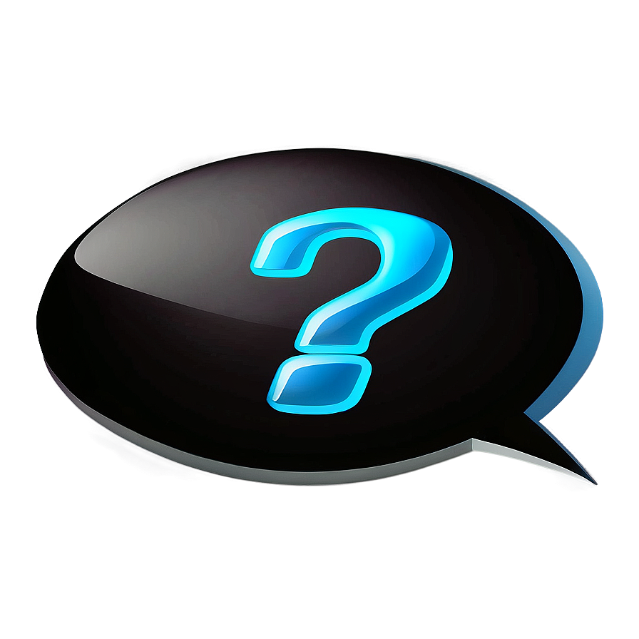 Question Mark In Speech Bubble Png Wfh44