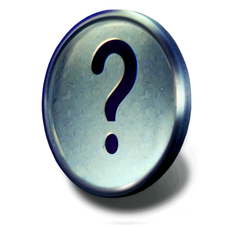 Question Mark On Button Png Dko73