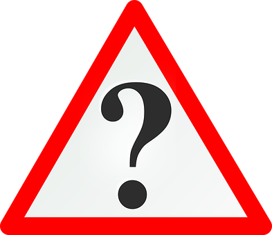 Question Mark Traffic Sign