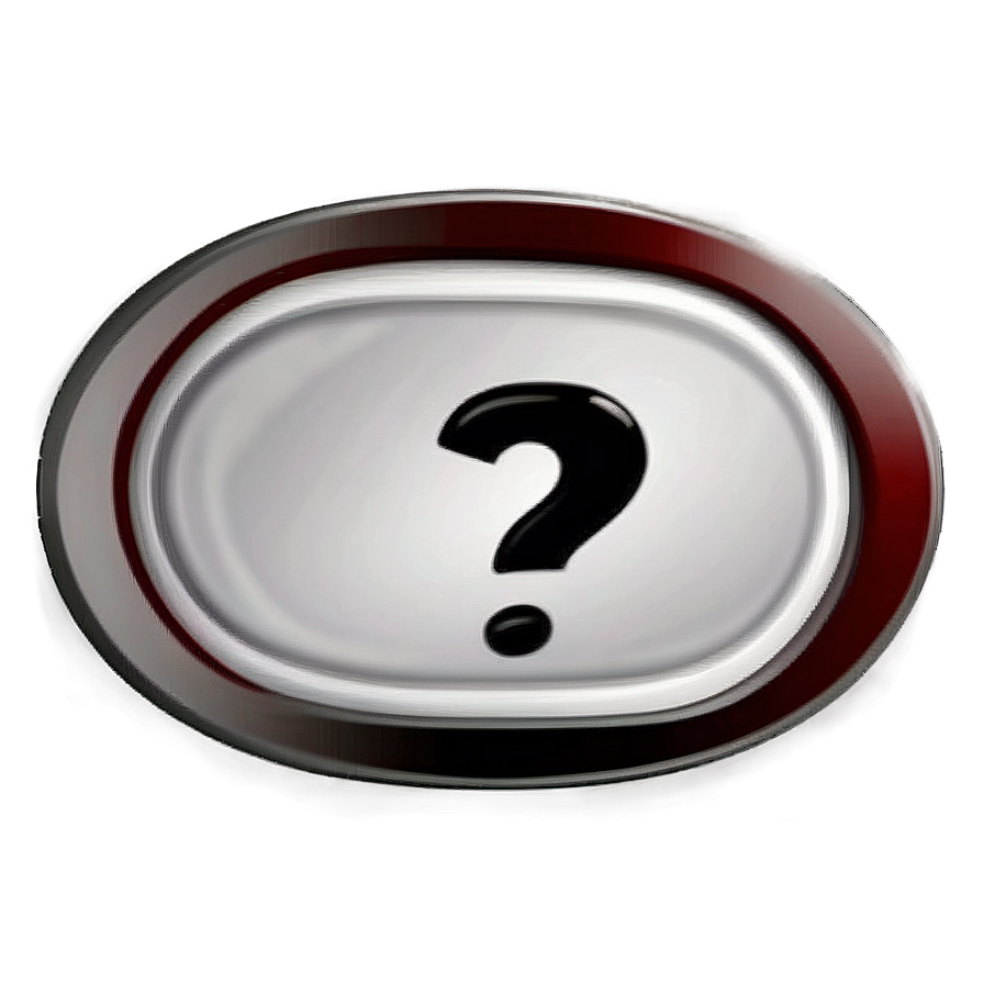 Question Mark Transparent Badge Png 05262024