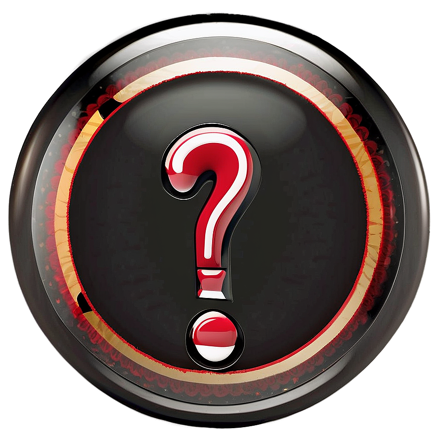 Question Mark Transparent Button Png Ikd