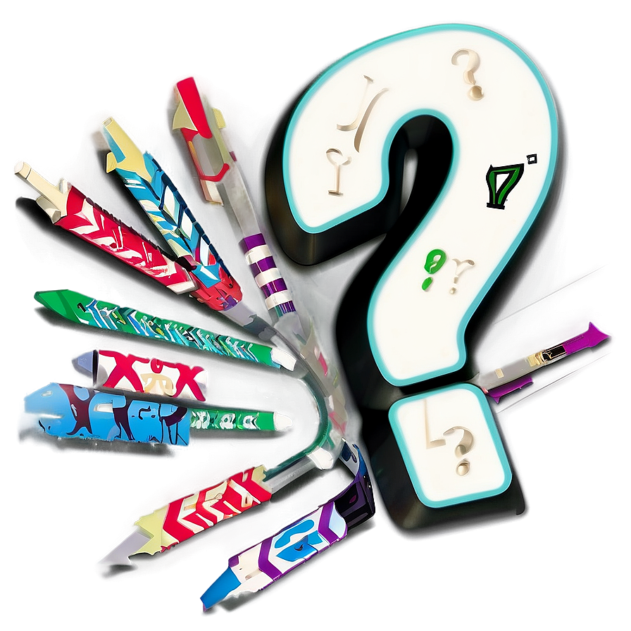 Question Mark With Arrows Png 17