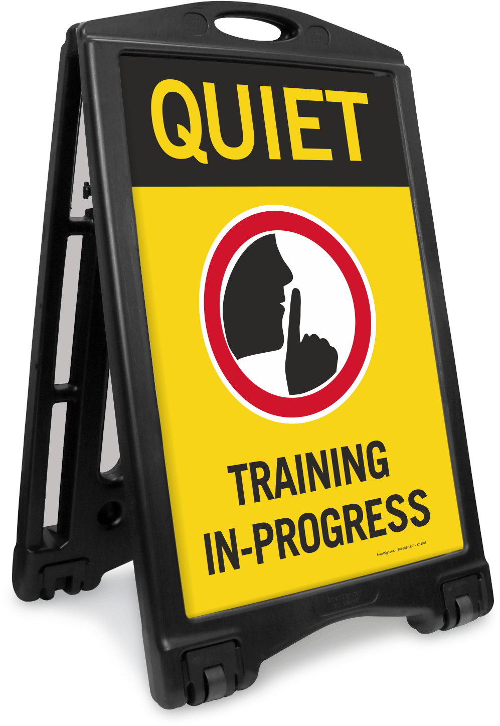 Quiet Training In Progress Sign