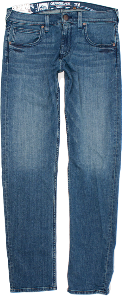 Quiksilver Blue Jeans Front View