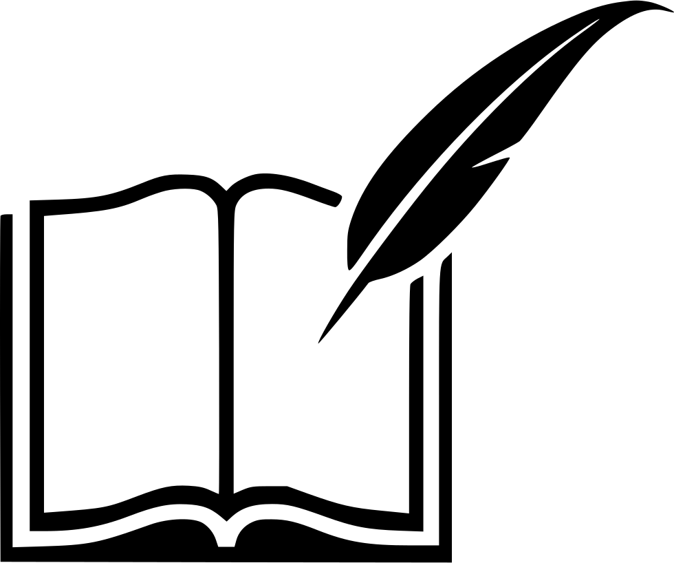 Quill_and_ Open_ Book_ Icon