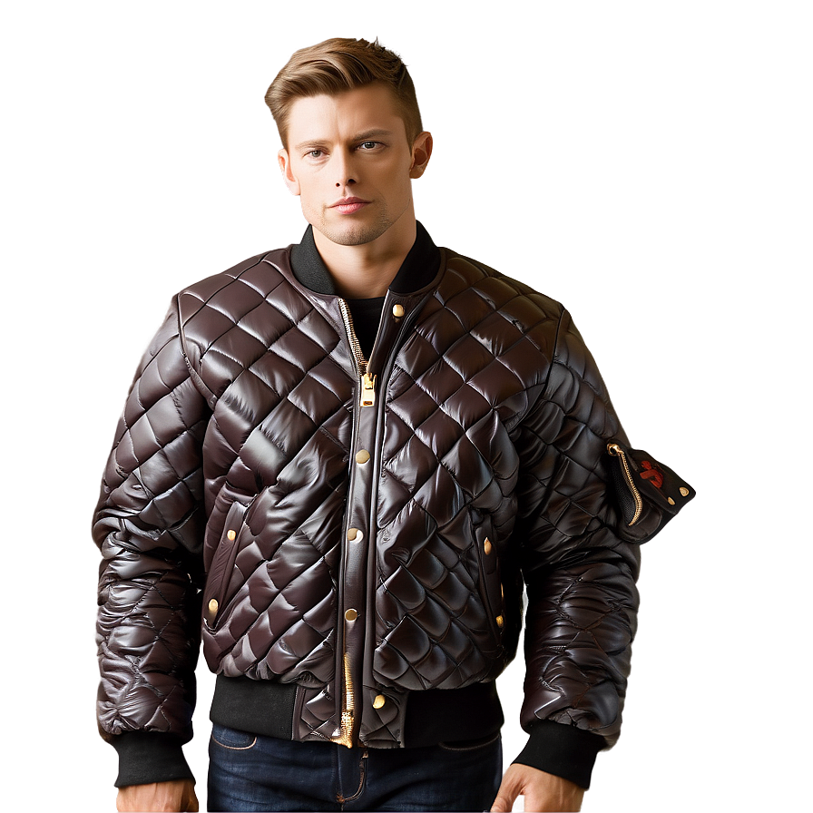 Quilted Winter Bomber Png 06282024