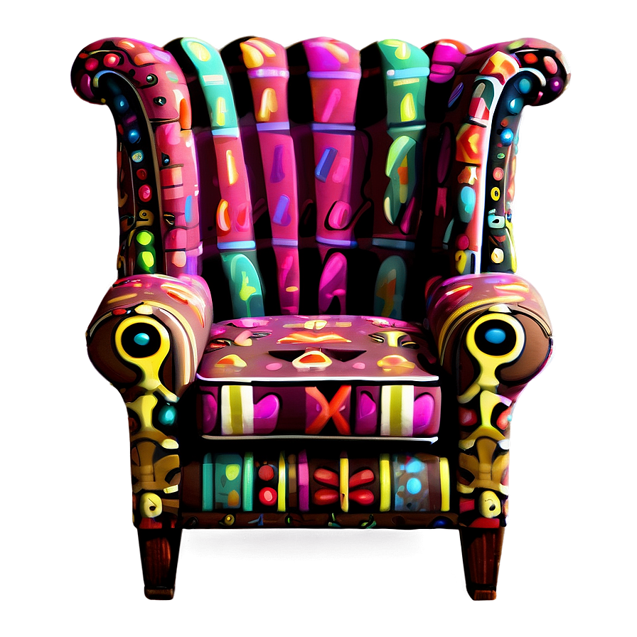 Quirky Cartoon Armchair Png Ryi