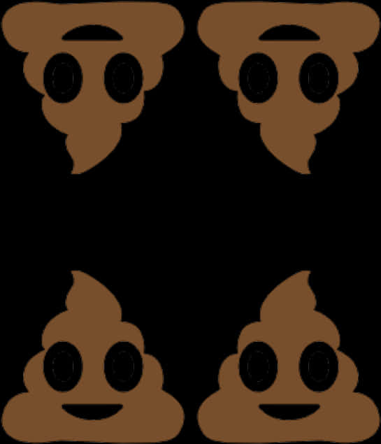 Quirky Poop Emoji Pattern