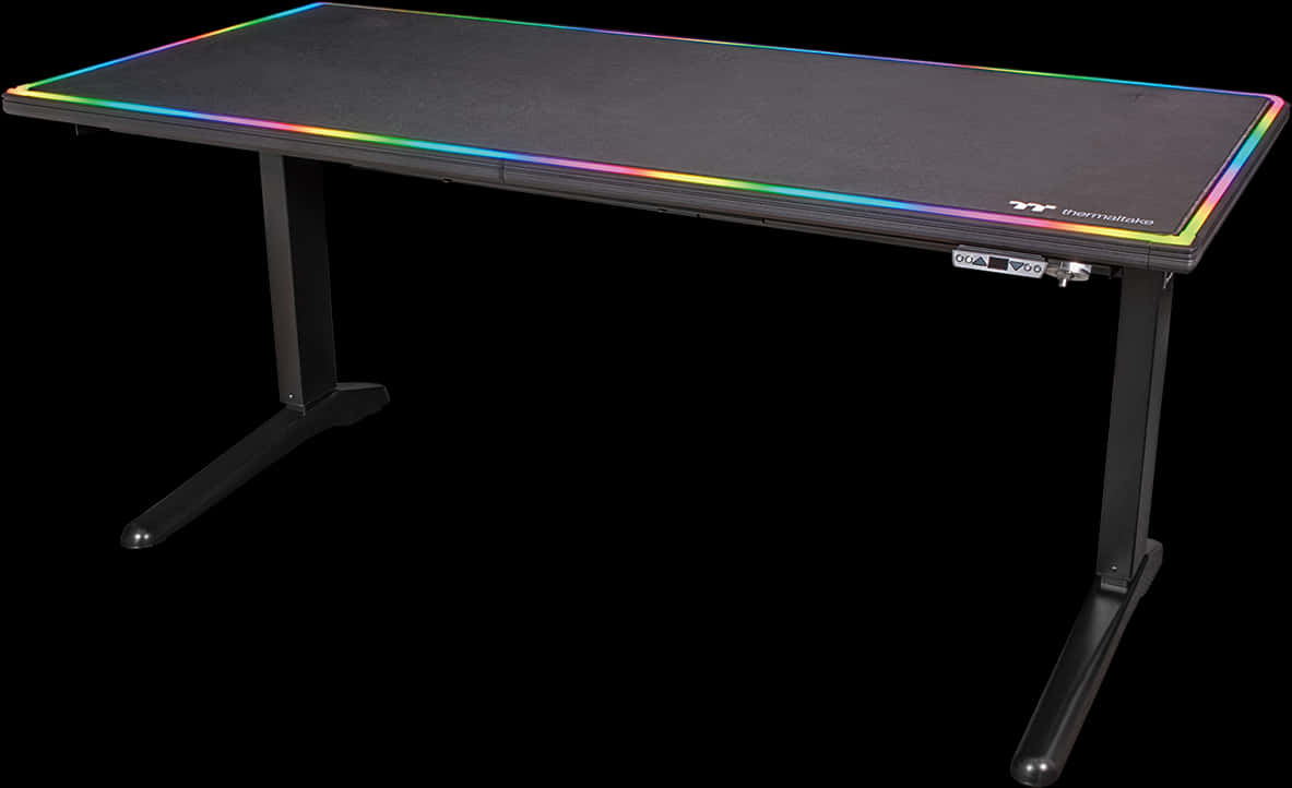 R G B Gaming Deskwith L E D Lights