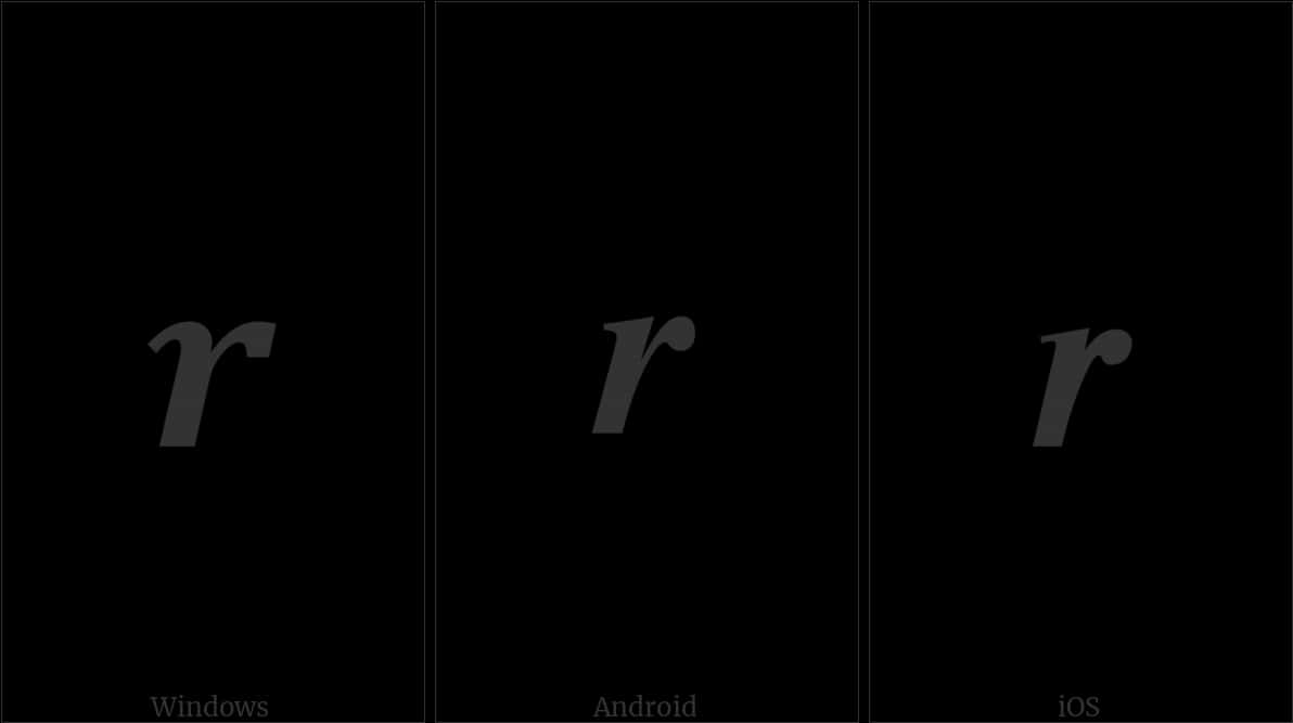 R Letter Comparison Windows Androidi O S