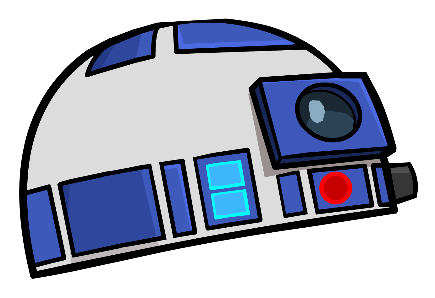 R2 D2 Iconic Droid Illustration