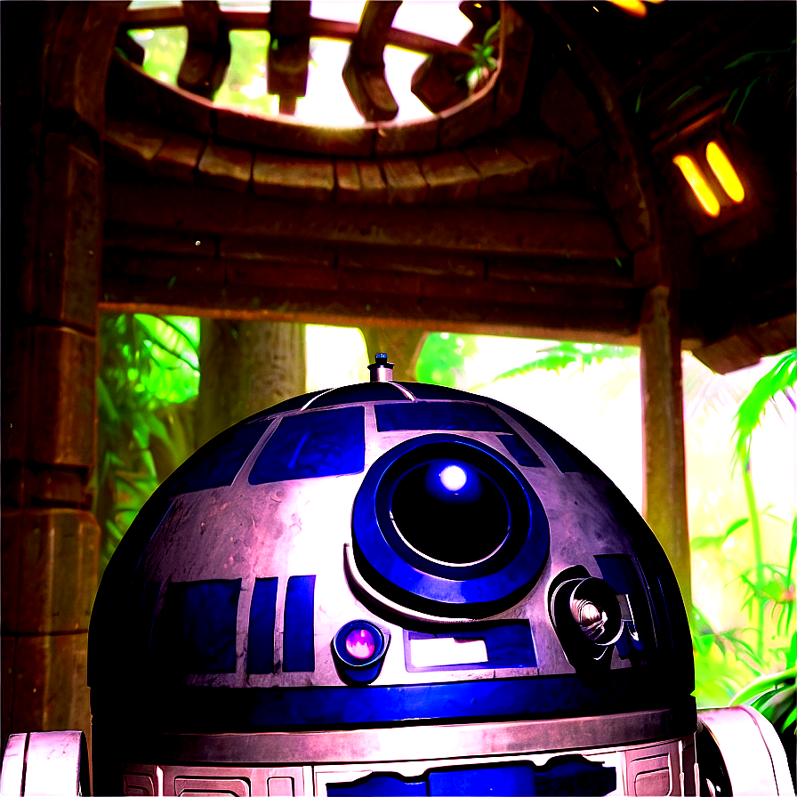 R2d2 In Jedi Temple Background Png 24