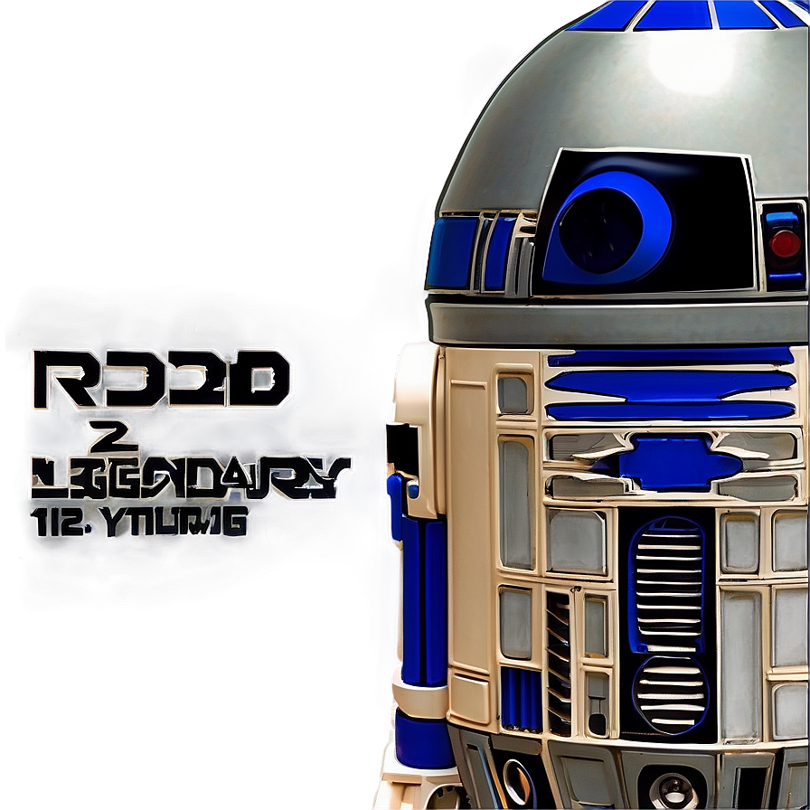 R2d2 Legendary Pose Art Png Rww16