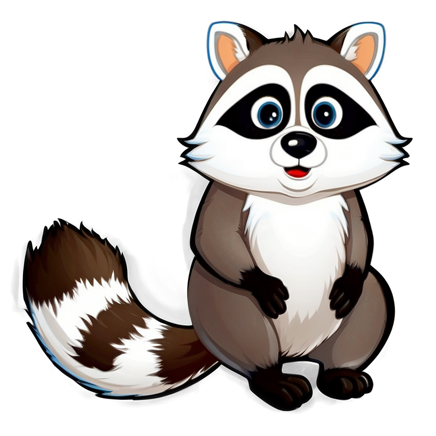 Raccoon Character Mascot Png 05232024