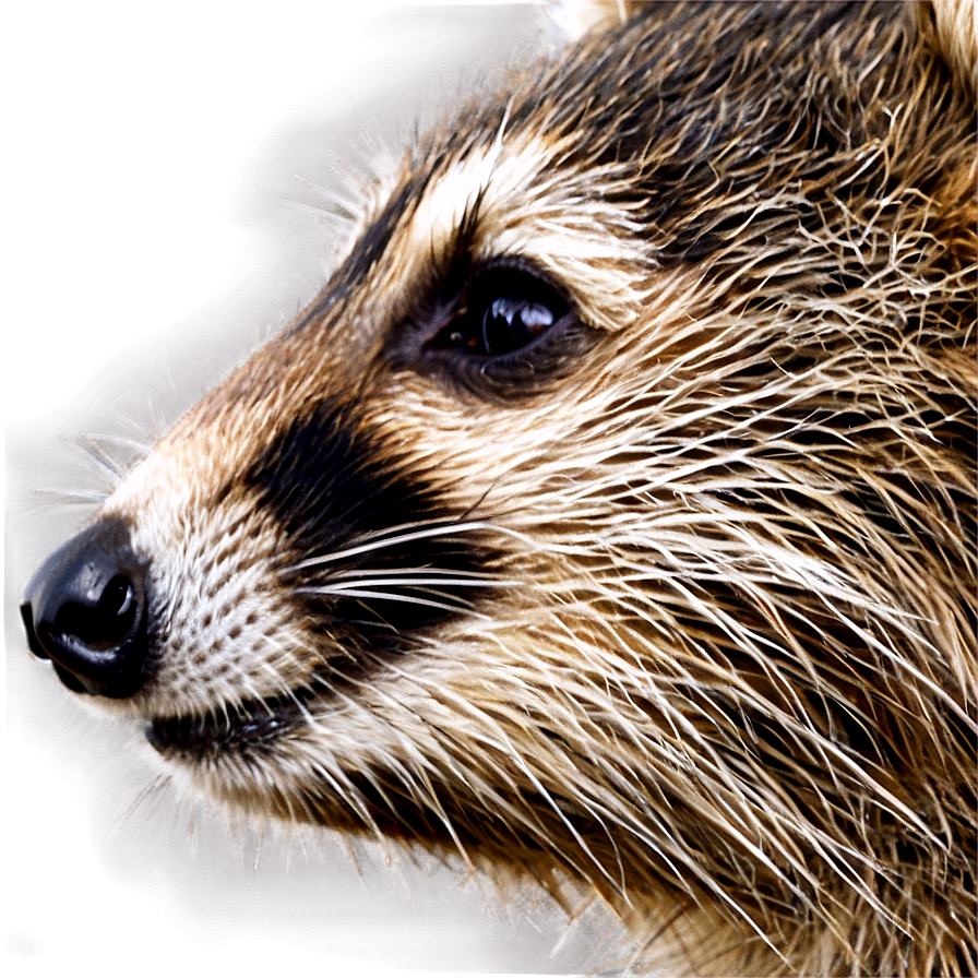 Raccoon Face Close-up Png 05242024