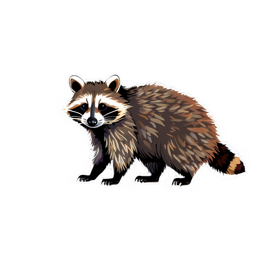 Raccoon In Autumn Png Ipf9