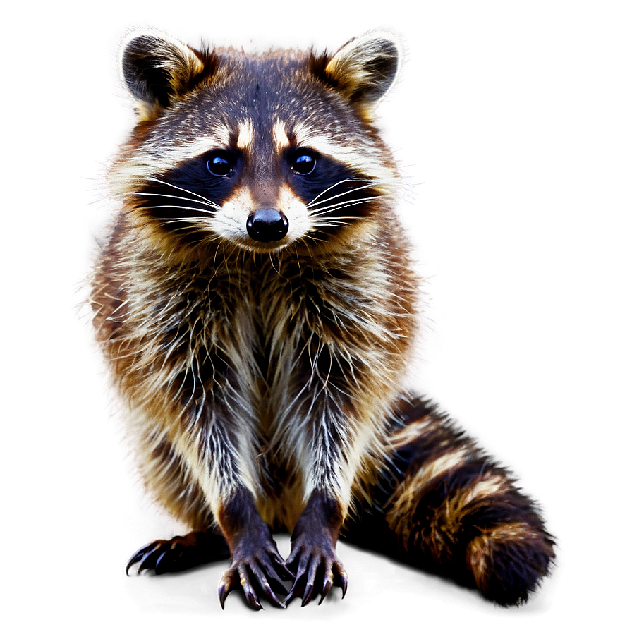 Raccoon In Garden Png Tdv83